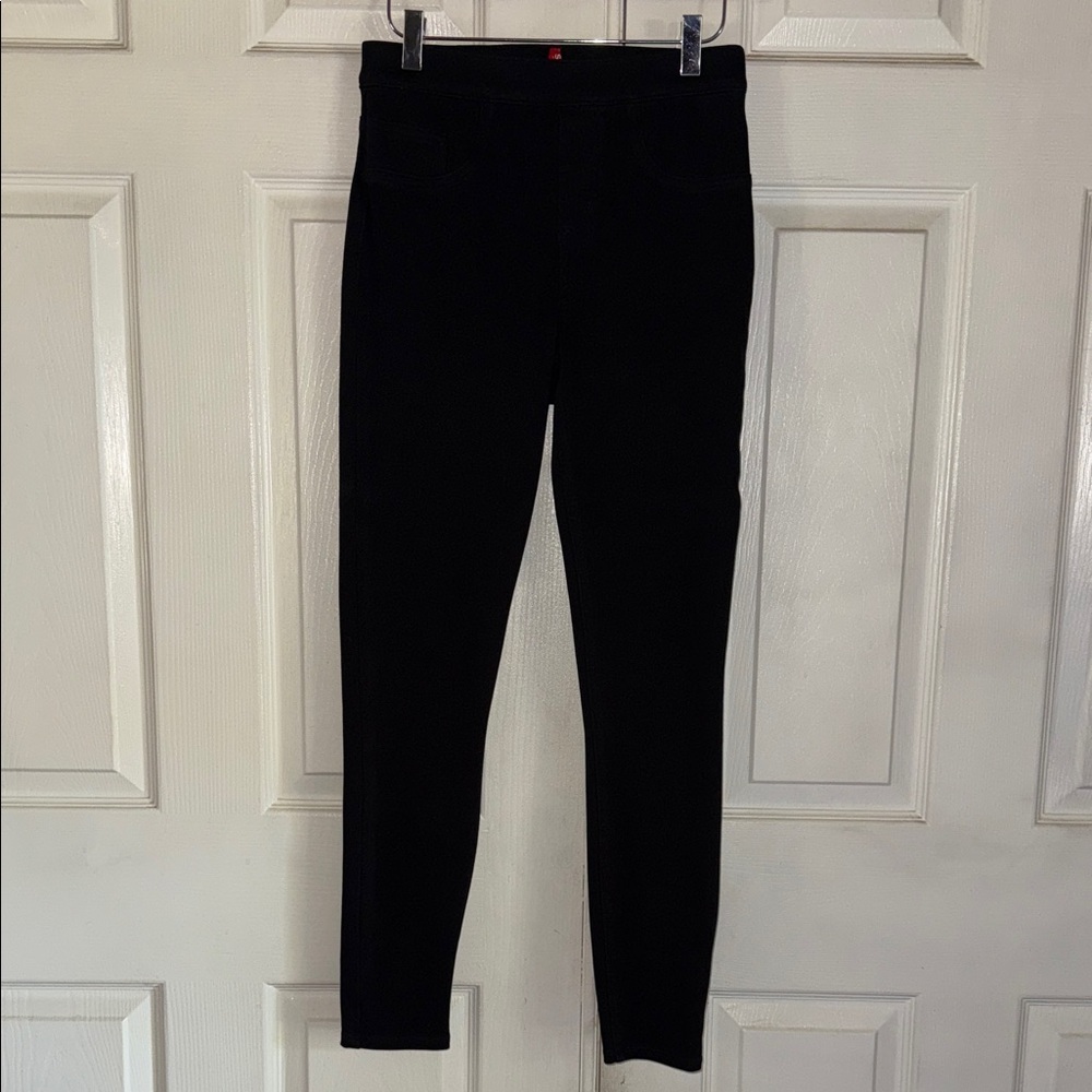 Spanx Black Pull On Jeggings